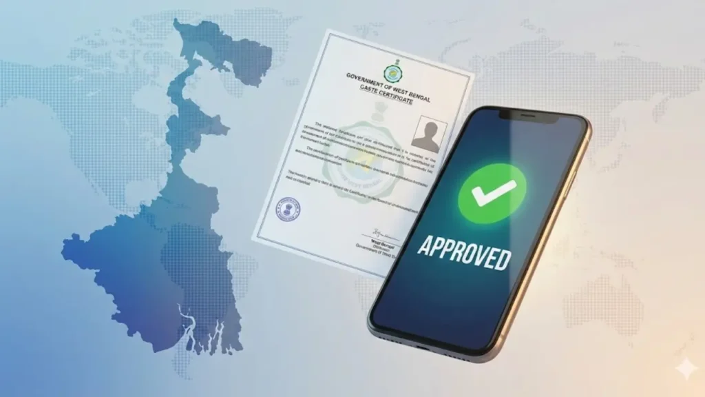 WB Caste Certificate Status Check