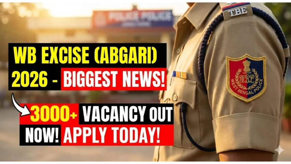 WB Excise Constable (Abgari) Recruitment 2026