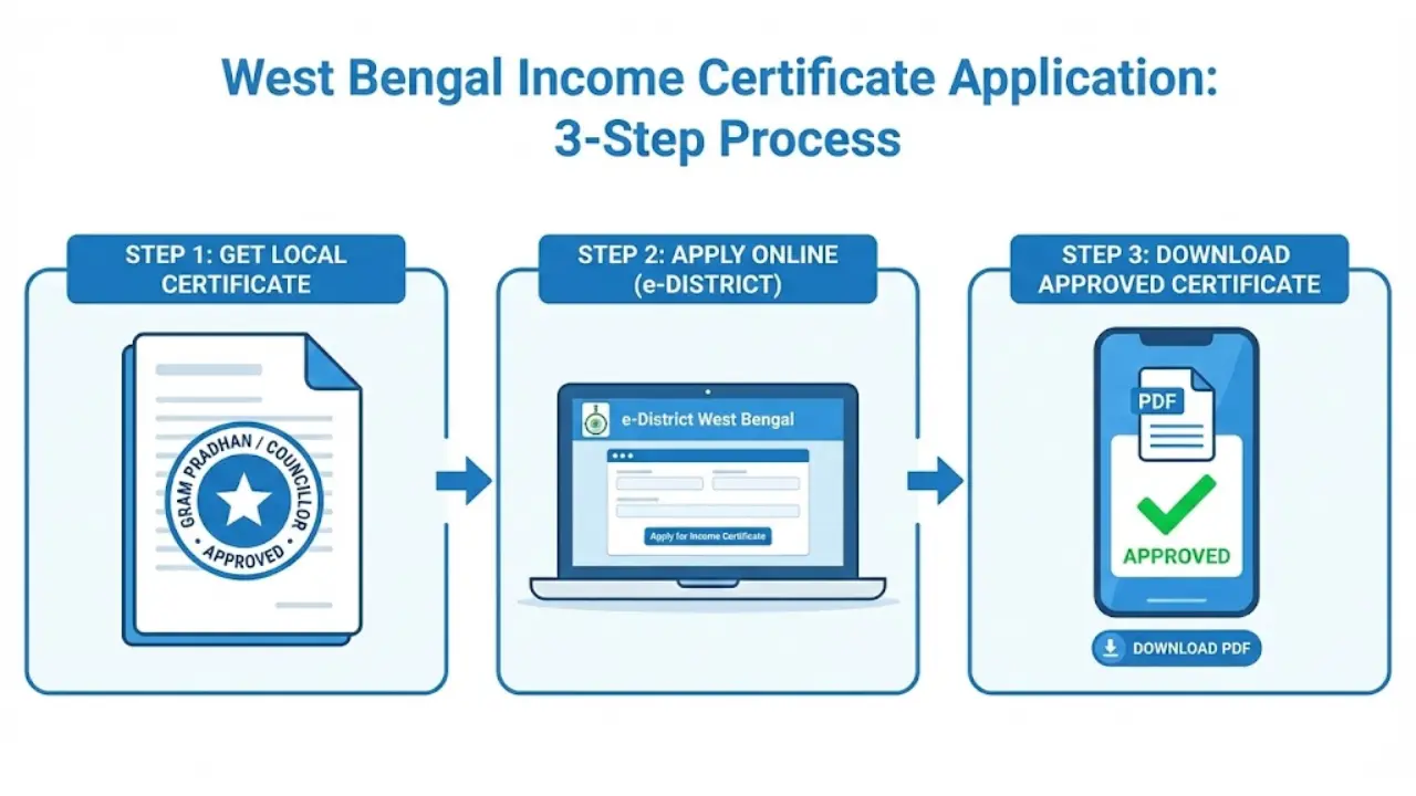 WB BDO Income Certificate Apply Online Process Step by Step