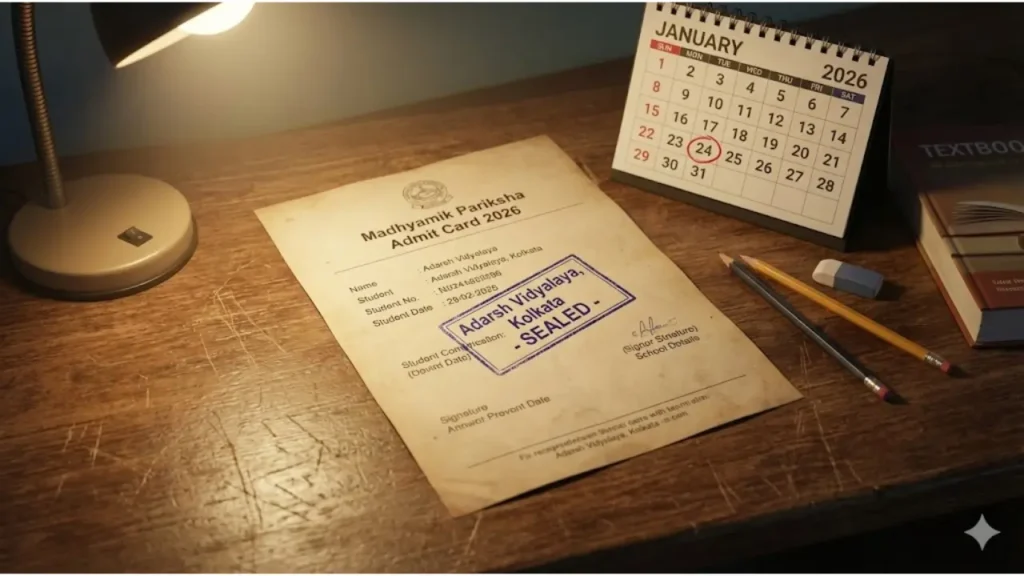 WB Madhyamik Admit Card 2026