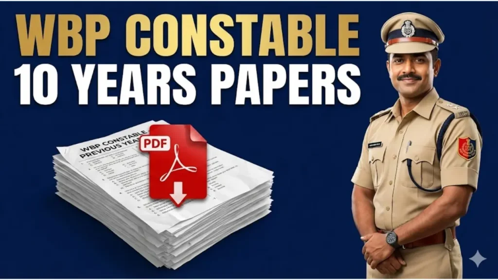WBP Constable Previous Year Question Paper