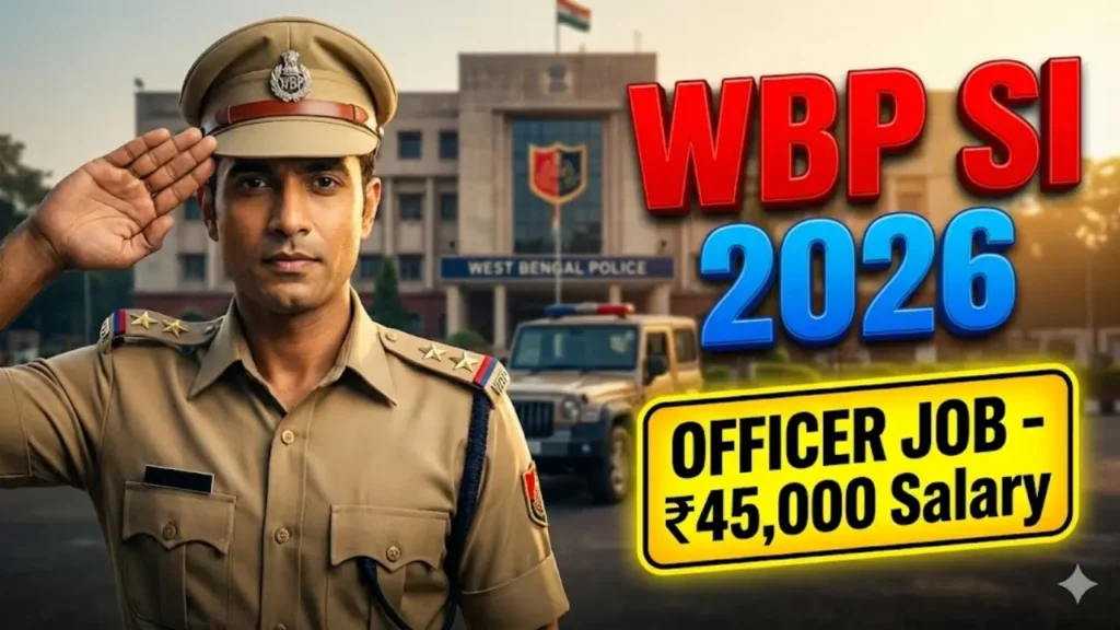 WBP SI Recruitment 2026